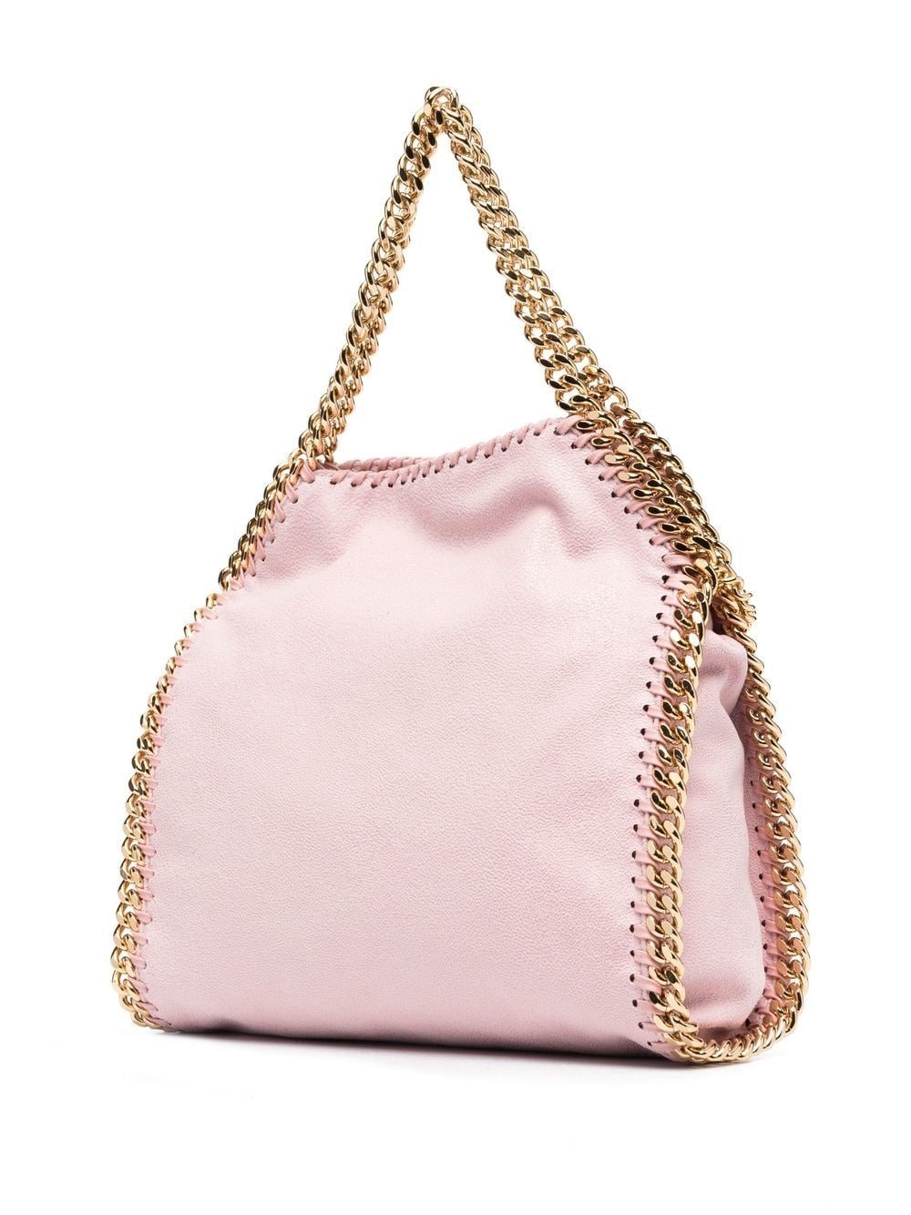 Pink And Golden Mini Falabella Tote Bag